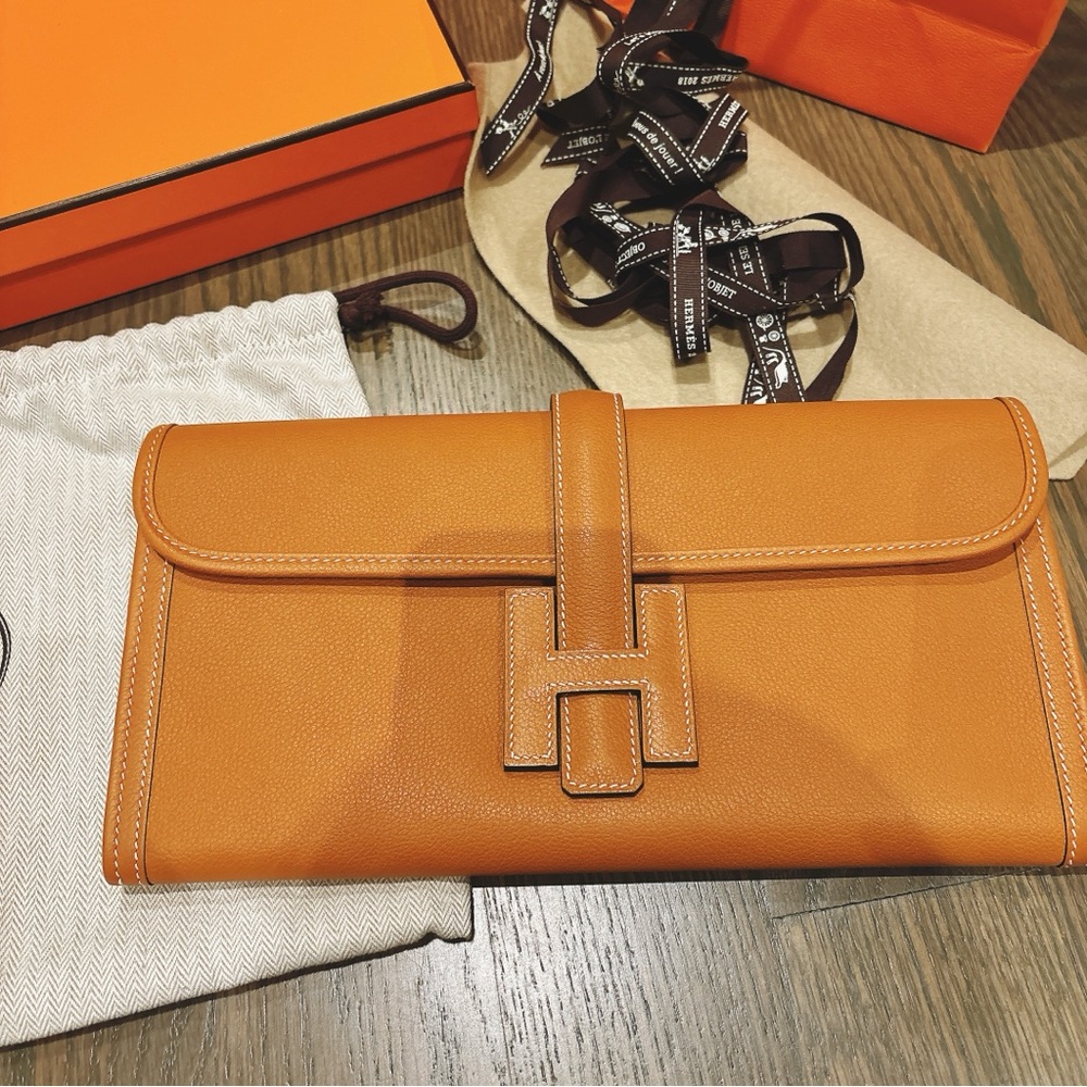 Hermes Jige Elan 29 in Toffee